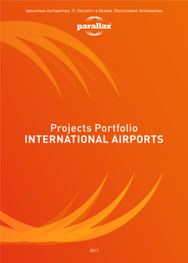 Projects Portfolio INTERNATIONAL AIRPORTS