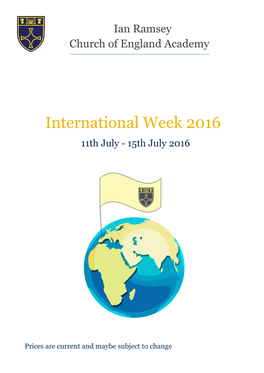 International Week 2016
