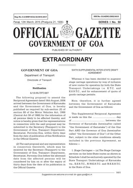 Sr. I. Gazette No. 50 Ex 1.Pmd