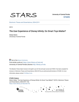 The User Experience of Disney Infinity: Do Smart Toys Matter?