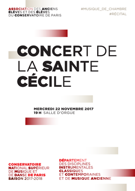 Concert De La Sainte Cécile