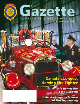 Canada's Longest Serving Fire Fighter