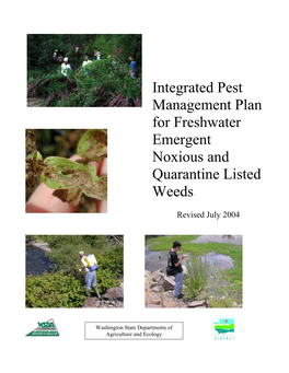 Integrated Pest Management Plan for Freshwater Emergent And
