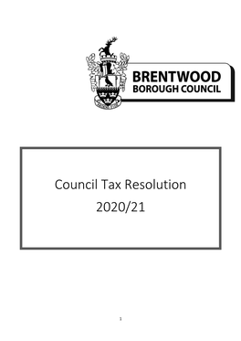 Council Tax Resolution 2020/21