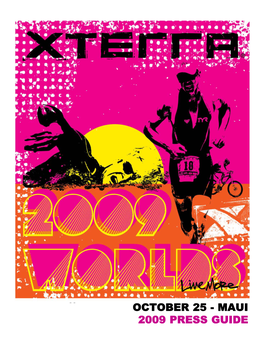 2009 XTERRA Maui Press Guide:2007 XTERRA Maui Press