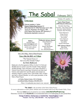 Sabal Feb 13