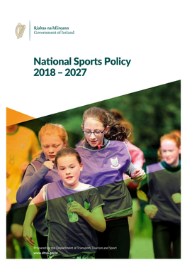 National Sports Policy 2018 – 2027