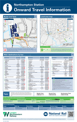 A B Northampton Station to Town Centre > a Bus Stop