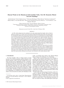 Diurnal Winds in the Himalayan Kali Gandaki Valley. Part III: Remotely Piloted Aircraft Soundings