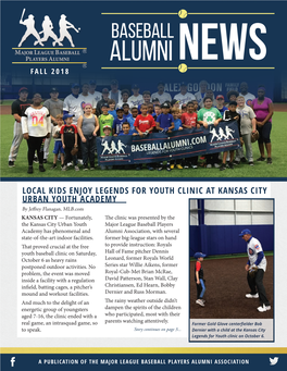 Local Kids Enjoy Legends for Youth Clinic at Kansas City