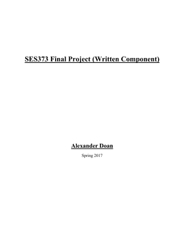 SES373 Final Project (Written Component)