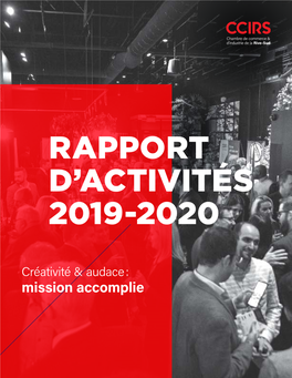 Rapport D'activités 2019-2020