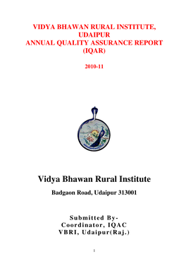 IQAC Report 2010-11