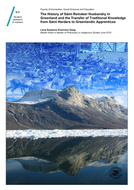 The History of Sámi Reindeer Husbandry in Greenland and the Transfer of Traditional Knowledge from Sámi Herders to Greenlandic Apprentices