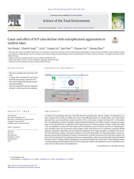 Cause and Effect of N/P Ratio Decline with Eutrophication Aggravation in Shallow Lakes