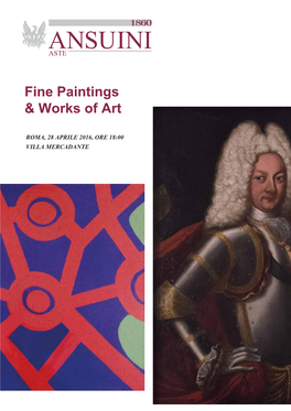 Fine Paintings & Works Of