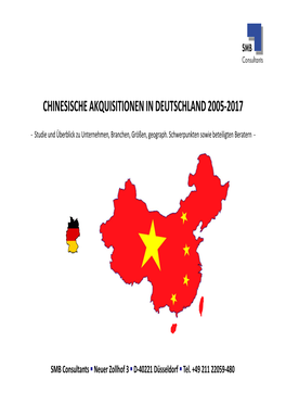 Smb: Chinesische Akquisitionen in Deutschland 2005-2017