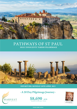 Pathways of St Paul Holy Innocents’ Parish Pilgrimage
