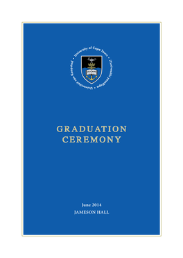 June Graduation Ceremonies 2014.Pdf