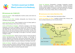 Territoire Couvert Par La MAIA Elbeuf, Louviers Et Le Neubourg