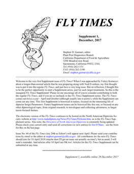 Fly Times Supplement 1, December 2017
