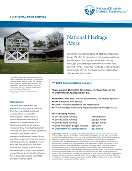 National Heritage Areas