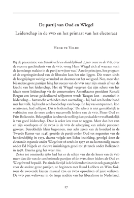 RUG/DNPP/Repository Boeken/VVD/2008/Zestig Jaar
