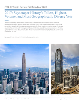 2017: Skyscraper History's Tallest, Highest