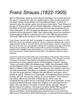 Franz Strauss (1822-1905)