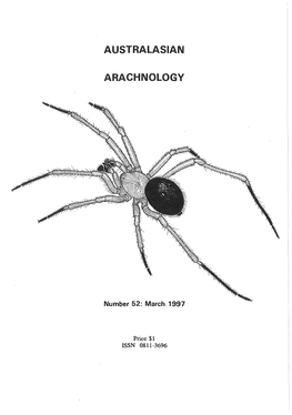 Australasian Arachnology - Page 2