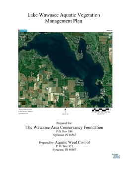 Lake Wawasee Aquatic Vegetation Management Plan