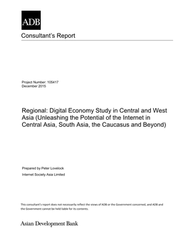 Unleashing the Potential of the Internet in Central Asia, South Asia, the Caucasus and Beyond)