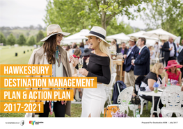 Hawkesbury Destination Management Plan & Action Plan 2017-2021