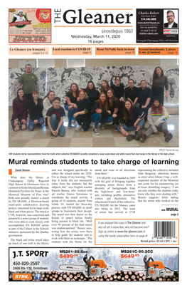 Mural Reminds Students to Take Charge of Learning