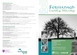 Fermanagh Family History Leaflet Part 1