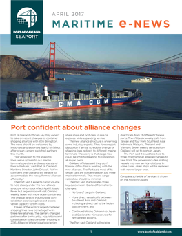 MARITIME E-NEWS