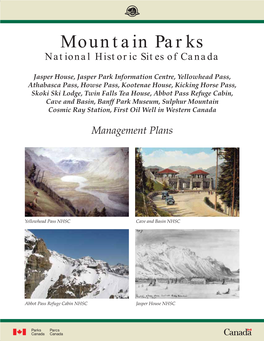 Mountain Parks National Historic Sites of Canada