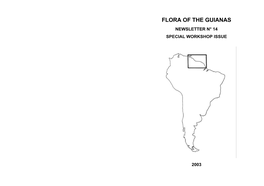 Flora of the Guianas Newsletter N° 14 Special Workshop Issue