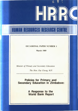 Human Resources Research Centre