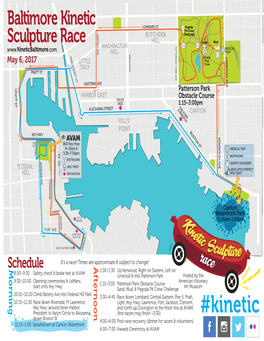 2017 Baltimore Kinetic Sculpture Race Spectator's Guide