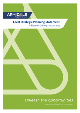 Armidale Regional Council Local Strategic Planning Statement 2020