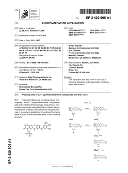 Prodrug Salts of 2, 4- Pyrimidinediamine Compounds and Their Uses