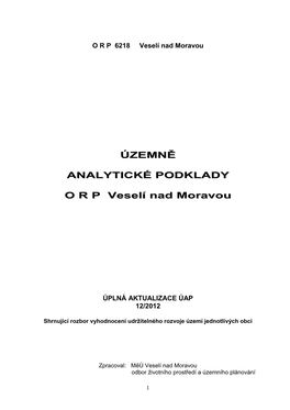 ÚAP 2012 Obce Textová Část