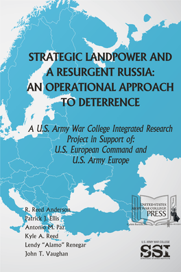 Strategic Landpower and a Resurgent Russia: an Operational Approach to Deterrence