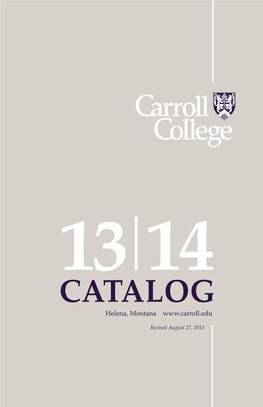 2013-2014 Academic Catalog (PDF)