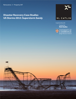 Disaster Recovery Case Studies US Storms 2012: Superstorm Sandy