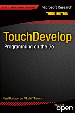 Touchdevelop: Programming on the Go by R