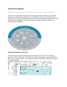 SIMCENTER AMESIM Simcenteramesin Libraries