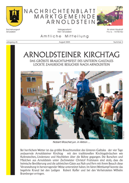 Arnoldsteiner Kirchtag Das Grösste Brauchtumsfest Des Unteren Gailtales