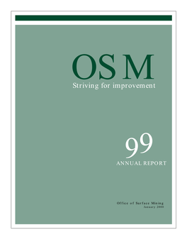 OSM Annual Report FY1999